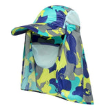 Outdoor Sport Hiking Visor Hat UV Protection Face Neck Cover Fishing Sun Protect Cap Best Quality