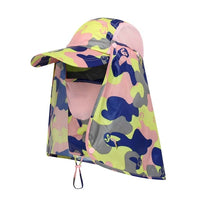 Outdoor Sport Hiking Visor Hat UV Protection Face Neck Cover Fishing Sun Protect Cap Best Quality