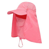 Outdoor Sport Hiking Visor Hat UV Protection Face Neck Cover Fishing Sun Protect Cap Best Quality