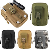 Tactical Universal Holster Military Molle Hip Waist Belt Bag Wallet Pouch Purse Phone Case with Zipper for Phone