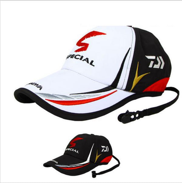 2019 New Brand Daiwa Adjustable Outdoor Sport Fishing Sunshade Sport Baseball Fishermen Hat Special Bucket Hat With Letter cap