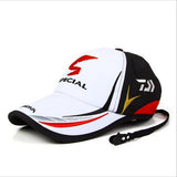 2019 New Brand Daiwa Adjustable Outdoor Sport Fishing Sunshade Sport Baseball Fishermen Hat Special Bucket Hat With Letter cap