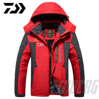 DAIWA Fishing Clothing Winter Autumn Winter Waterproof Warm Fishing Jackets Men Fleece Thick Outdoor Fishing Shirts M-8XL