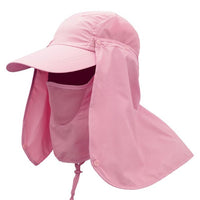 Outdoor Sport Hiking Visor Hat UV Protection Face Neck Cover Fishing Sun Protect Cap Best Quality