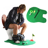 Potty Putter Toilet Golf Game Mini Golf Set Toilet Golf Putting Green Novelty Game For Men and Women Practical Jokes