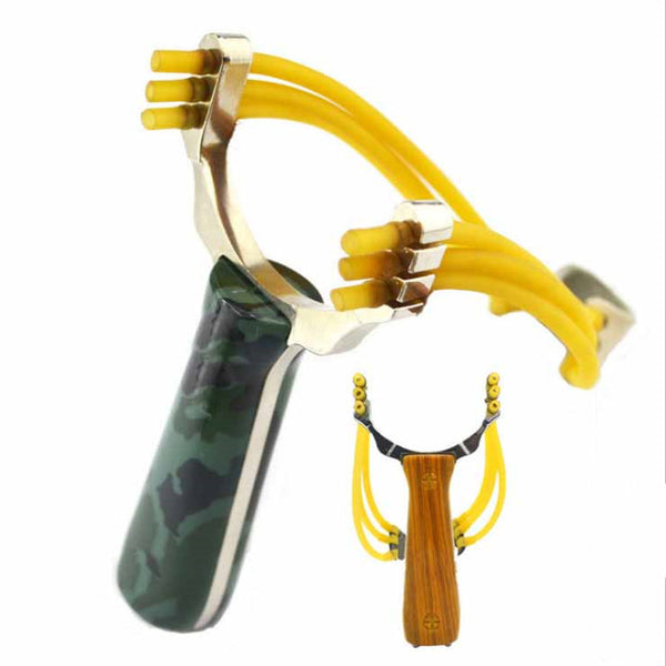 Professional Slingshot Sling shot Aluminium Alloy Slingshot Catapult Camouflage Bow Un-hurtable Outdoor Game Playing Tools