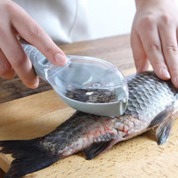 Fish Scales Graters Scraper Fish Cleaning Tool Scraping Scales Device with Cover Home Kitchen Cooking Fishing Tool Pesca Tackle