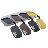 Unisex Polarized Clip On Sunglasses Near-Sighted Driving Night Vision Lens Anti-UVA Anti-UVB Cycling Riding Sunglasses Clip