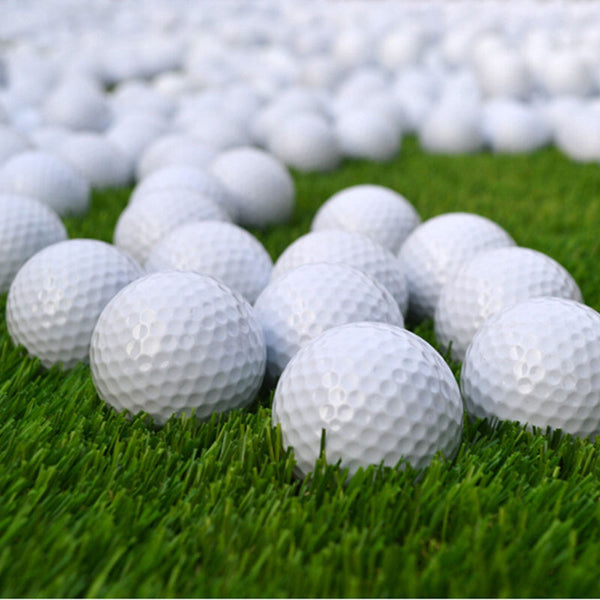 10pcs Golf Ball PU Foam Hollow Out Sports Training Tennis White Golfball Round Practice Golf Accessories