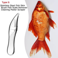 Fish Scales Graters Scraper Fish Cleaning Tool Scraping Scales Device with Cover Home Kitchen Cooking Fishing Tool Pesca Tackle